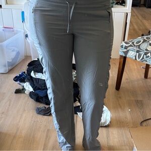 Athleta Charcoal Wide Leg Pants